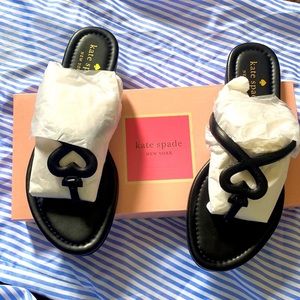 ♠️Kate Spade Signature Pamela Sandals-Black